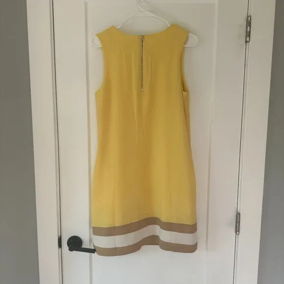 Yellow Shift Dress Small Charming Charlie - Picture 2 of 4
